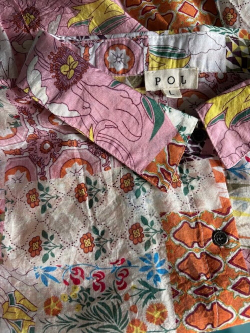 NWT POL Multi Patterned Button Down - Picture 13 of 15